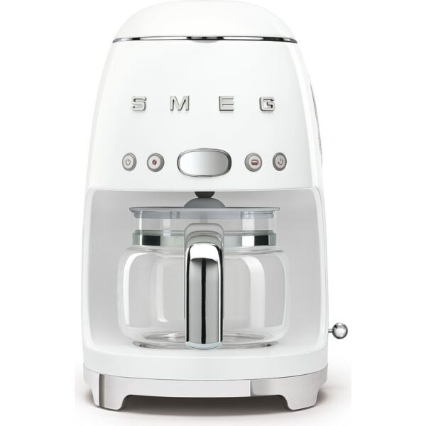 smeg  Smeg 50's Style Beyaz Kettle - 1x2 Ekmek Kızartma Makinesi ve Filtre Kahve Makine Seti Klf-Tsf-Dcf
