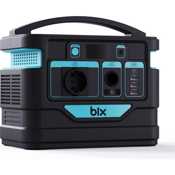 Bix PS140K 140000mAh 518Wh 500W AC Priz, 3*USB-A Taşınabilir Şarj Cihazı, SOS Destekli Led Işık, Kamp için ideal Power Station Güç İstasyonu