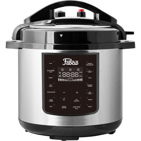 Fabcio Pisa Wi-Fi 24’ü 1 Arada 6l Çok Amaçlı Basınçlı Elektrikli Düdüklü Tencere