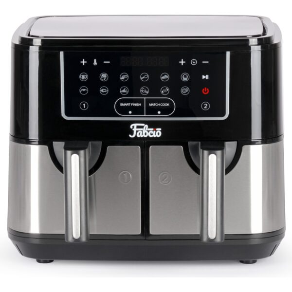 Fabcio Duo V2 Dokunmatik Ekran 9lt Çift Hazneli Airfryer Yağsız Fritöz
