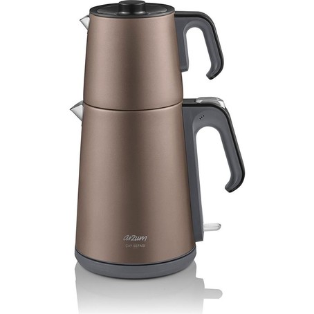 Arzum AR3080-T Çay Sefası Toprak 1650 W Çelik Çay Makinesi
