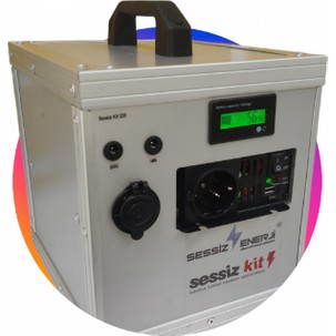 Sessiz Enerji Kit 220 100W Panelli (50W 2 Adet Çanta Tipi)