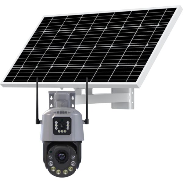 Heiman Hm-10 3X3MP 4g Solar Panelli 7/24 Sürekli Kayıt Gece Görüşlü Akıllı Kamera