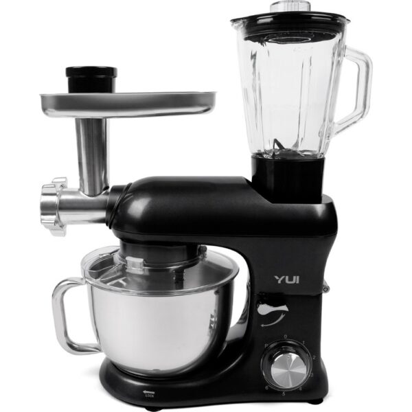 Yui M200 Multi-Fonksiyonel 3'ü Bir Arada Döküm Gövde Stand Mikser Kıyma Setli ve Blender Özellikli 1800W