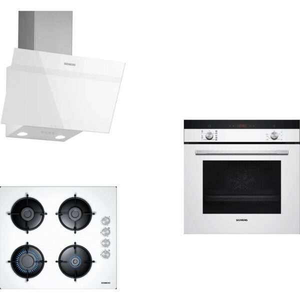 Siemens Beyaz 3'lü Ankastre Set  151(HB214FBW1T + EO6C2PB11O + LC63KPJ20T )