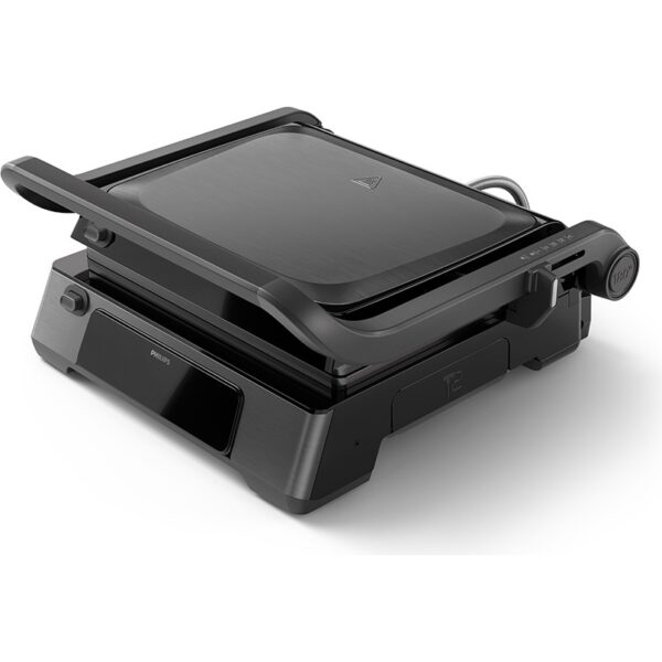 Philips 7000 Serisi Izgara ve Tost Makinesi, Hassas Dijital Kontrol, Izgara için Tam Açılır, Ayarlanabilir Çıkarılabilir Plakalar, HD6307/70