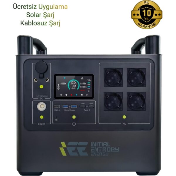 Initial Entropy Energy 1920WH Taşınabilir Güç Kaynağı %99.99 Mppt Bms Çoklu Koruma Kablosuz Şarj - SINGO2000PRO